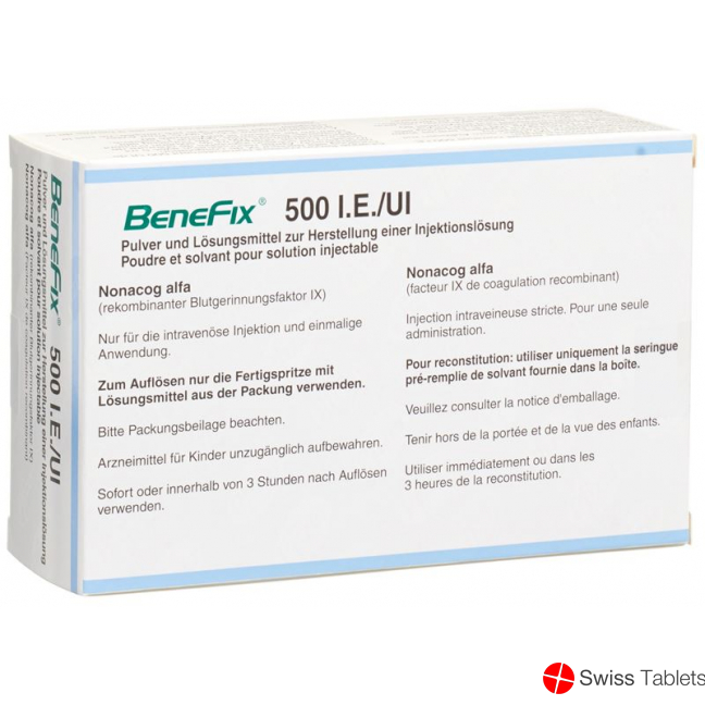 Benefix Trockensubstanz 500 Ie C Solv Durchstechflasche 5ml buy online