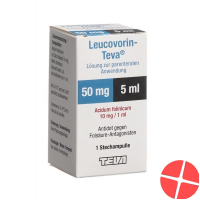 Leucovorin Teva Injektionslösung 50mg/5ml Durchstechflasche 5ml