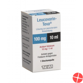 Leucovorin Teva Injektionslösung 100mg/10ml Durchstechflasche 10ml