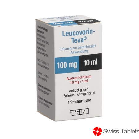 Leucovorin Teva Injektionslösung 100mg/10ml Durchstechflasche 10ml buy online