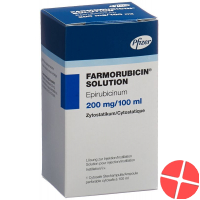 Farmorubicin Sol Injektionslösung 200mg Cytosafe 100ml