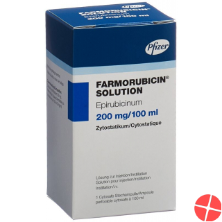 Farmorubicin Sol Injektionslösung 200mg Cytosafe 100ml