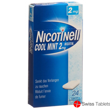 Nicotinell Cool Mint 2mg 24 Kaugummi buy online