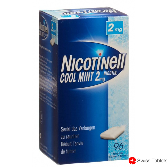 Nicotinell Cool Mint 2mg 96 Kaugummi buy online