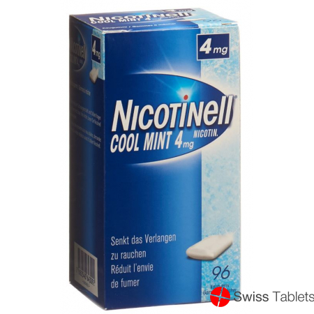 Nicotinell Cool Mint 4mg 96 Kaugummi buy online