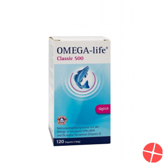 Omega-life 500mg 120 Kapseln