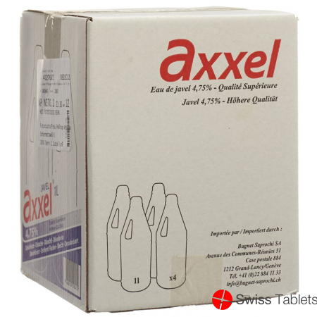 Axxel Javel Flüssig 4.75% Classic 4 Flasche 1L buy online