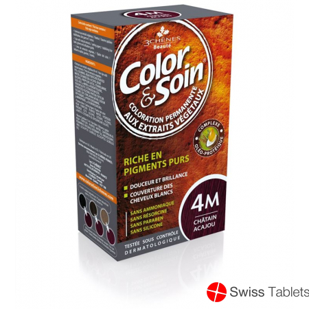 Color Et Soin Coloration Chatain Acajou 4m 135ml buy online