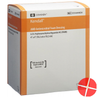 Kendall AMD antimikrobieller Schaumstoffverband 10.2x10.2cm 10 Stück Kendall AMD antimikrobieller Schaumstoffverband 10.2x10.2cm 10 Stück