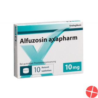 Alfuzosin Axapharm Retard Tabletten 10mg 10 Stück
