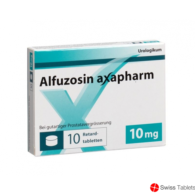Alfuzosin Axapharm Retard Tabletten 10mg 10 Stück buy online