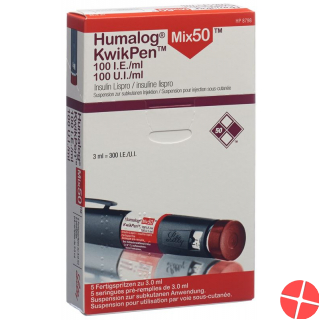 Humalog Mix 50 Kwikpen Injektionssuspension 5 Fertigspritzen 3ml
