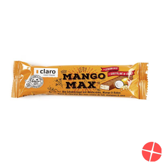 Claro Mango Max Mango-kokos-riegel Bio 33g