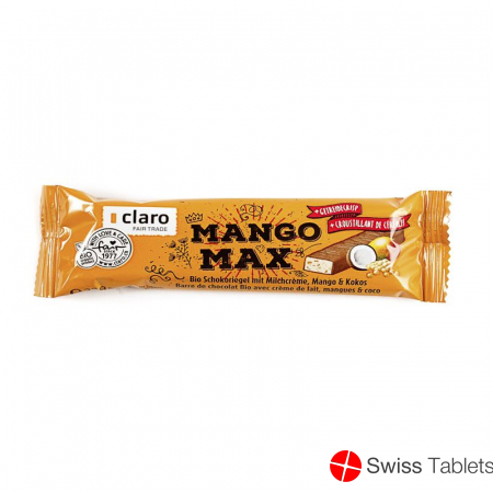 Claro Mango Max Mango-kokos-riegel Bio 33g buy online