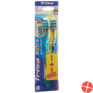 Trisa Toothbrush Extra Duo Medium