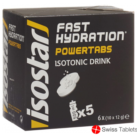 Isostar Power Tabs Brausetabletten Citron 6x 10 Stück buy online