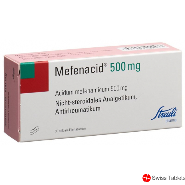 Mefenacid Filmtabletten 500mg Teilbar 30 Stück buy online