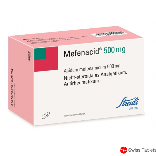 Mefenacid Filmtabletten 500mg Teilbar 100 Stück buy online