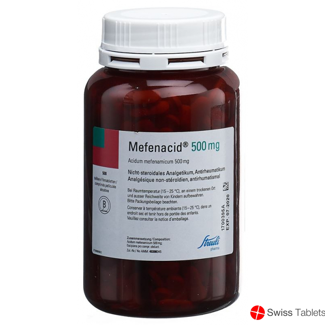 Mefenacid Filmtabletten 500mg Teilbar 500 Stück buy online
