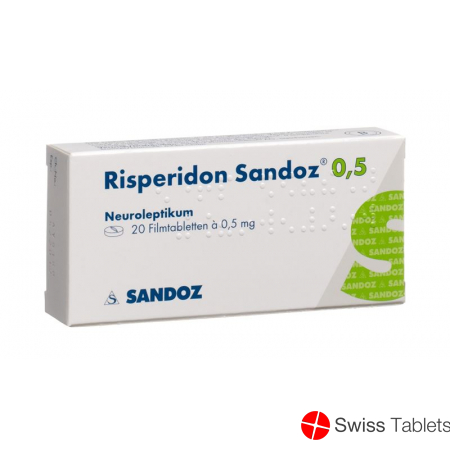 Risperidon Sandoz Filmtabletten 0.5mg 20 Stück buy online