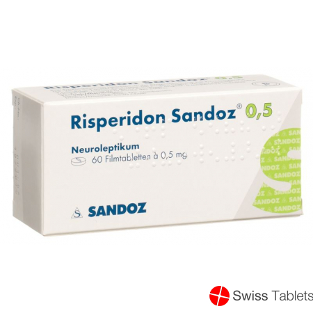 Risperidon Sandoz Filmtabletten 0.5mg 60 Stück buy online
