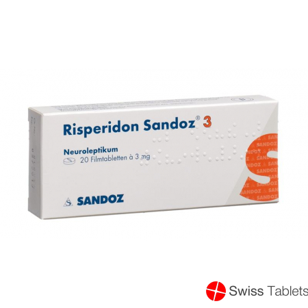 Risperidon Sandoz Filmtabletten 3mg 20 Stück buy online