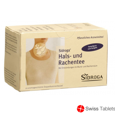 Sidroga Hals- und Rachentee 20 Beutel buy online