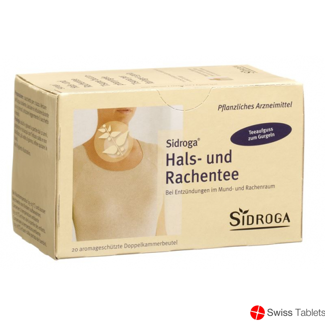 Sidroga Hals- und Rachentee 20 Beutel buy online