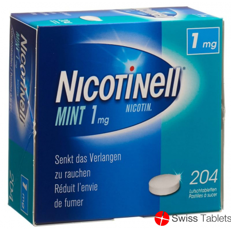 Nicotinell Lutschtabletten 1mg Mint 204 Stück buy online