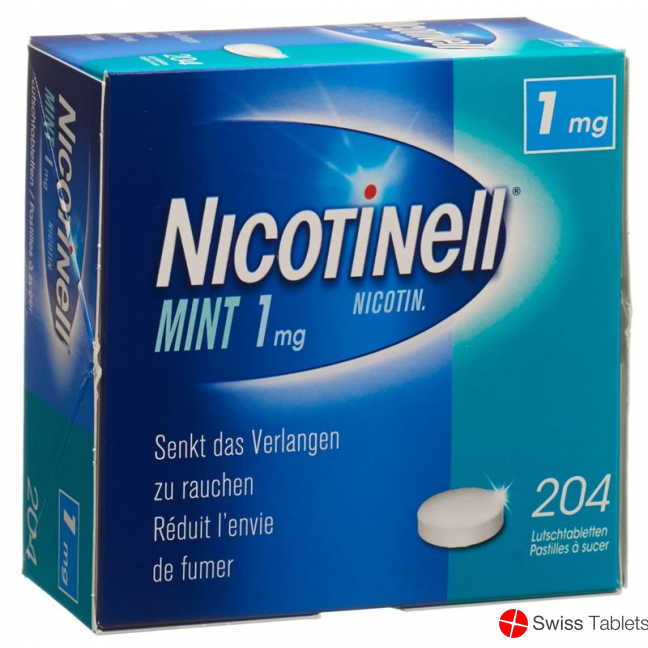 Nicotinell Lutschtabletten 1mg Mint 204 Stück buy online