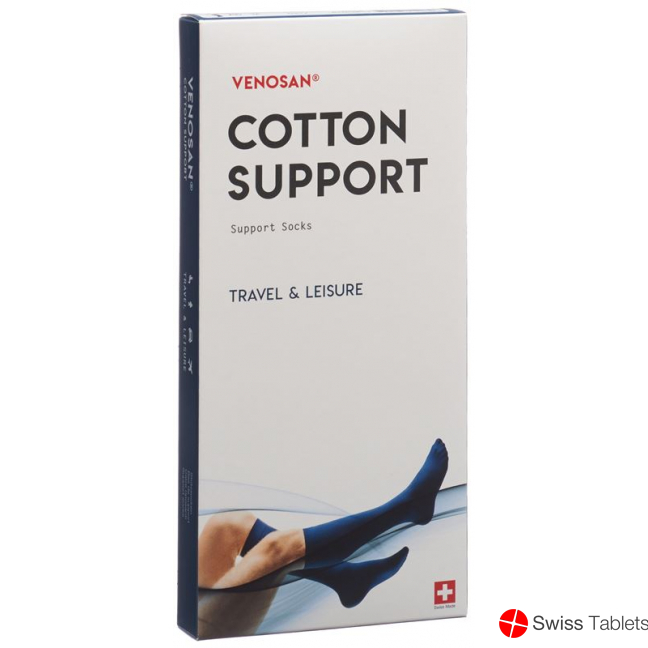 Venosan Cotton A-d Support Socks S Navy 1 Paar buy online
