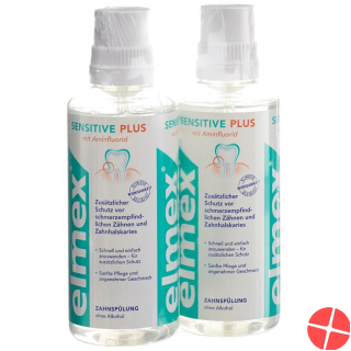 Elmex Sensitive Plus Zahnspülung Duo 2x 400ml