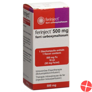 Ferinject Injektionslösung 500mg/10ml Durchstechflasche 10ml