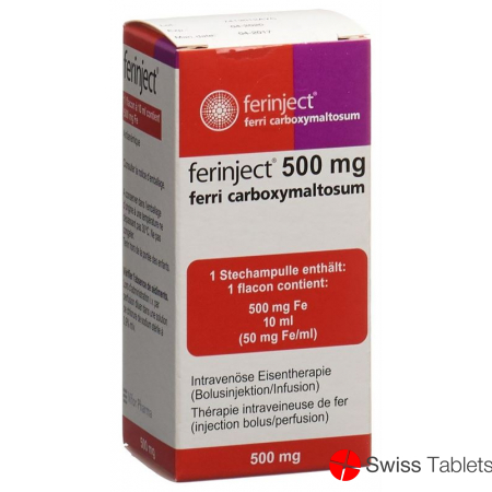 Ferinject Injektionslösung 500mg/10ml Durchstechflasche 10ml buy online