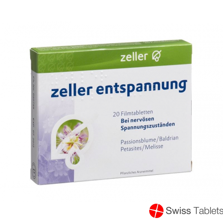 Zeller Entspannung 20 Filmtabletten buy online