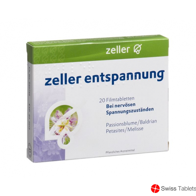 Zeller Entspannung 20 Filmtabletten buy online