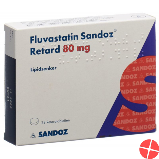 Fluvastatin Sandoz Retard Filmtabletten 80mg 28 Stück