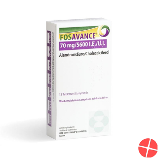 Fosavance Wochentabletten 70/5600 12 Stück