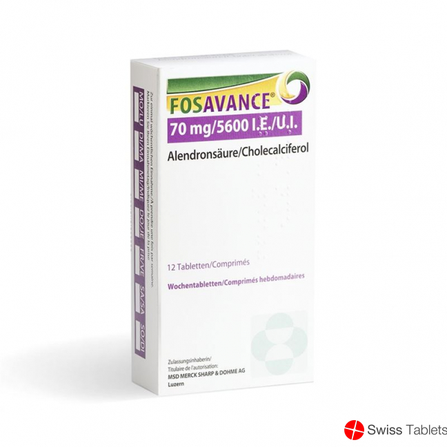 Fosavance Wochentabletten 70/5600 12 Stück buy online