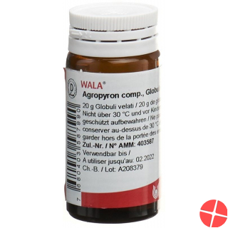 Wala Agropyron Comp Globuli Flasche 20g
