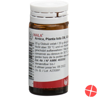Wala Arnica E Planta Tota Globuli D 6 Flasche 20g