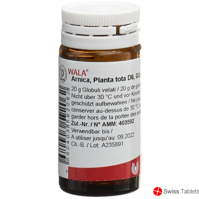 Wala Arnica E Planta Tota Globuli D 6 Flasche 20g buy online