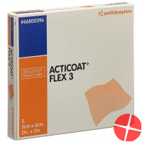 Acticoat Flex 3 Wundverband 5x5cm 5 Stück