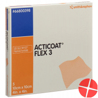 Acticoat Flex 3 Wundverband 10x10cm 5 Stück
