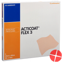 Acticoat Flex 3 Wundverband 20x40cm 6 Stück