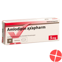 Amlodipin Axapharm Tabletten 5mg 30 Stück