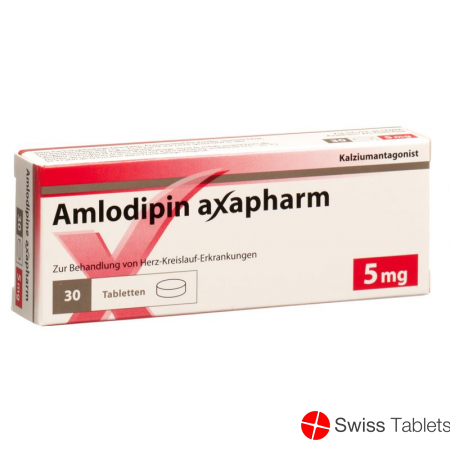 Amlodipin Axapharm Tabletten 5mg 30 Stück buy online