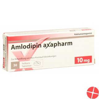 Amlodipin Axapharm Tabletten 10mg 30 Stück