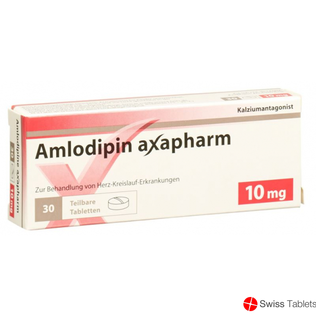 Amlodipin Axapharm Tabletten 10mg 30 Stück buy online