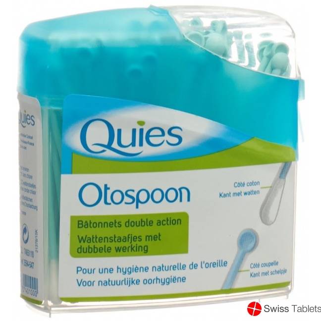 Quies Otospoon Wattestäbchen 100 Stück buy online